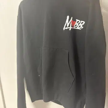 mobb 하트 로고 후드티 완판템