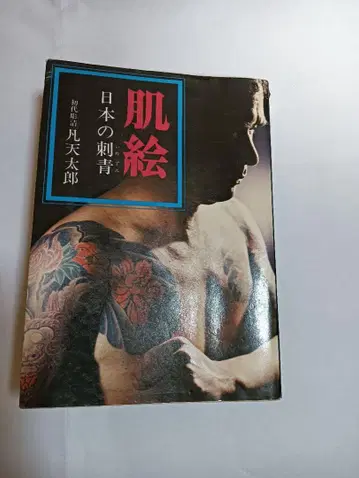 피부 그림 일본의 자수 봉천태랑 1975년 자수