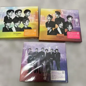 SixTONES CITY 3매 세트