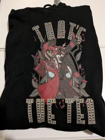 해즈빈 호텔 알래스터 후드티 정품 L 사이즈 후디