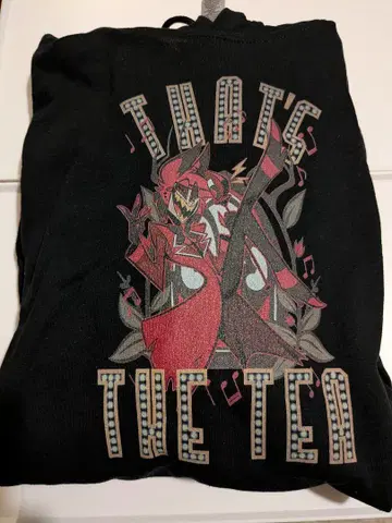 해즈빈 호텔 알래스터 후드티 정품 L 사이즈 후디