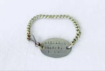 1890's French Military Dog Tag Bracelet