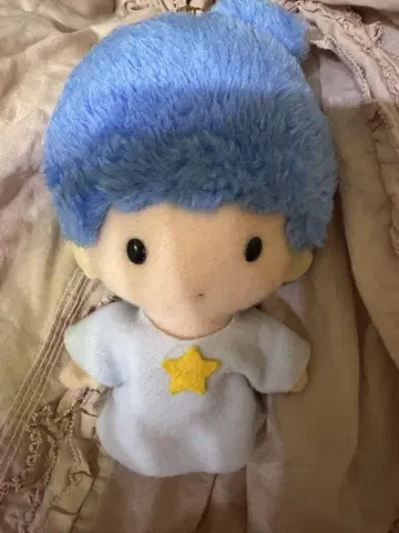 키키라라 산리오 리틀트윈스타 봉제 인형 라라 당시 빈티지 인형