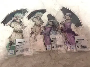 Dr.stone DMM 스크래치 아크릴 스탠드 이시가미 센쿠 아사기리 겐