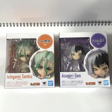 피규아트 mini Dr.STONE 이시가미 센쿠 아사기리 겐 피규어