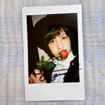 마츠오카 타쿠야 친필 사인 폴라로이드