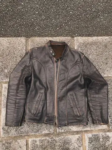Schott 가죽 자켓 싱글 70s