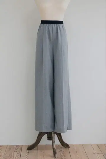 pois easy wide pants 그레이 M 사이즈