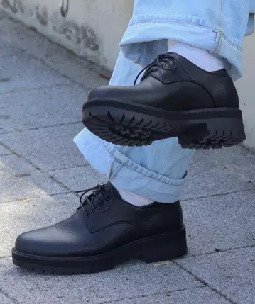 Dedes +5.5cm 볼륨 밑창 플레인 토 슈즈