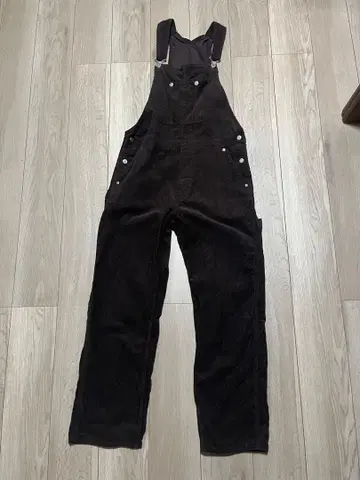 H&M 릴랙스핏 브라운 오버롤 EUR S