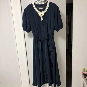 KANEKO ISAO 네이비 원피스 새상품급