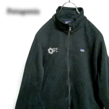 파타고니아 풀 집업 플리스 여성용 L 블랙 맨투맨 구제 의류