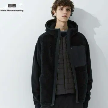 새상품 UNIQLO 유니클로 플리스 풀 집업 후드티 (긴팔) S 사이즈