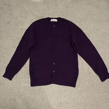 피터 밸런스 셰틀랜드 가디건 퍼플 보라색