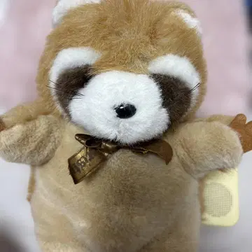 너구리 봉제 인형 쇼와 레트로