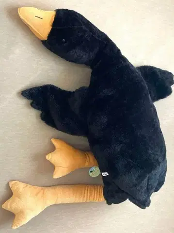 초 BIG 오리 봉제 인형 블랙