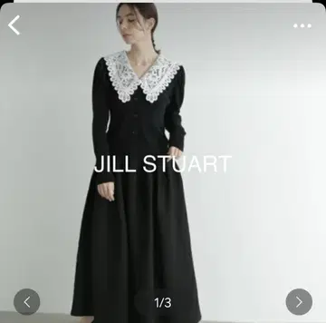 레이스 칼라 니트 가디건 질스튜어트 JILLSTUART