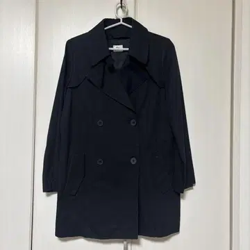 새상품급 LACOSTE 트렌치코트 42 블랙 라코스테