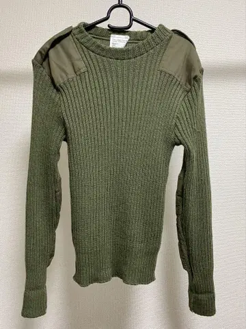 80년대 영국 Kempton사제 네덜란드군 울 명령어 스웨터