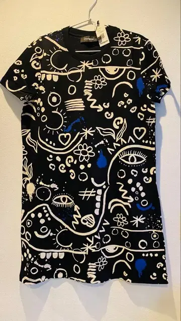 Desigual 아트 프린트 반팔 T셔츠 34