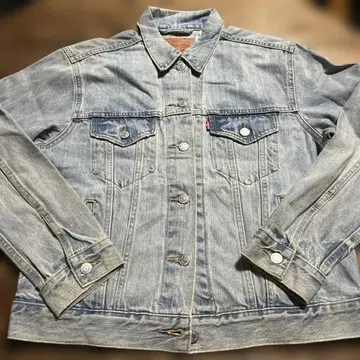 리바이스 G 데님 바지 자켓 라이트 블루 M 사이즈