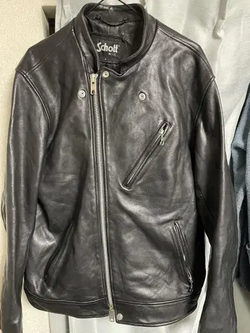 schott 어태치먼트 세미 더블 라이더 자켓 남성용 L 사이즈