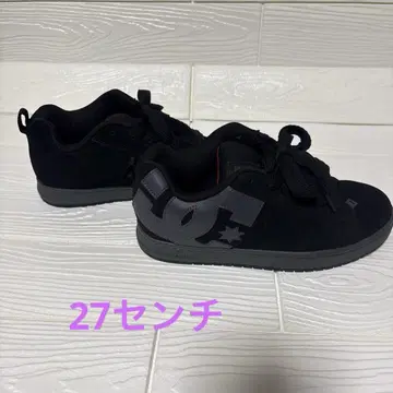 [새상품급] DC Shoes 블랙 스니커즈 27cm