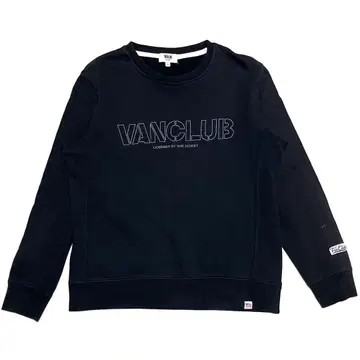 VAN CLUB 빅 로고 맨투맨 밴자켓 잉크 트래디셔널