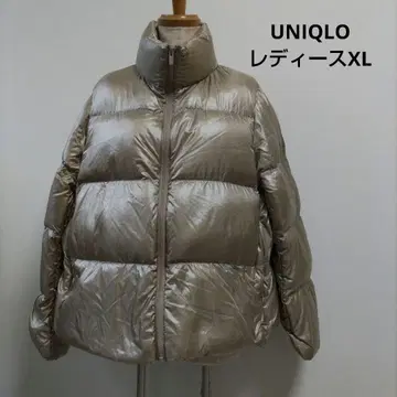 UNIQLO 여성용 XL 다운 자켓 베이지