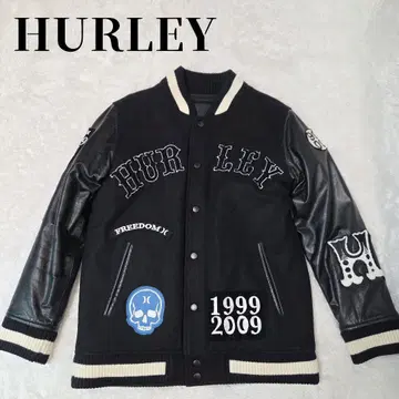 [ 컨디션 최상 ] HURLEY 10주년 기념 한정판 바시티 자켓