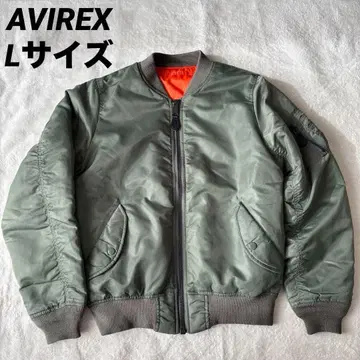 AVIREX 아비렉스 MA-1 플라이트 자켓 카키 L 사이즈