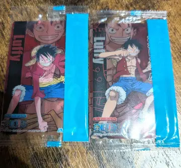 모리나가 원피스 카드 루피 미개봉 2종 세트