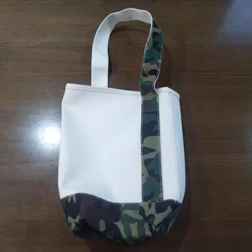 엘엘빈 실린더 토트 백 원숄더 보트형 카모  새상품
