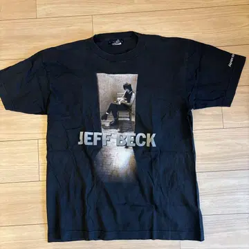 JEFF BECK 그래픽 T셔츠 블랙 1999 재팬 투어