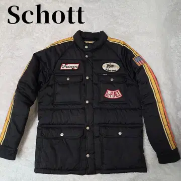 [레어 컨디션 최상] SchottBros 다운 자켓 블랙