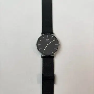 danielwellington Black Silver 36mm