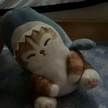 고양이 상어 봉제 인형 약 30cm