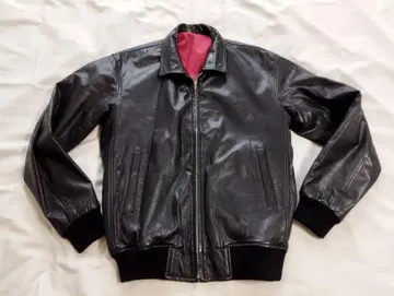 가죽 자켓 블루종 80s