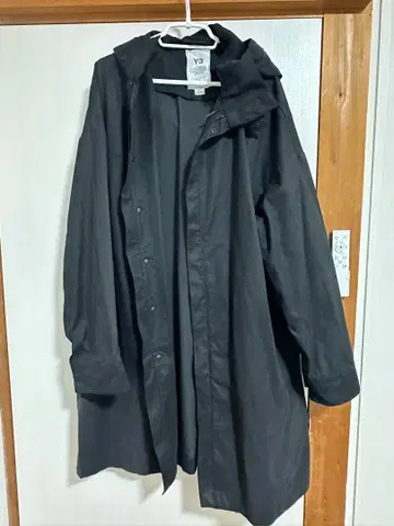 Y-3 블랙 롱 코트 M 사이즈