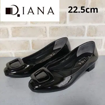 컨디션 최상 DIANA WELL FIT 버클 펌프스 에나멜 22.5cm