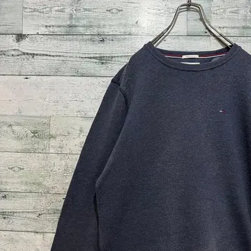 [타미힐피거] 최고 디자인 자수 원포인트 로고 레트로 레어 맨투맨