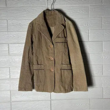 [ chars/world ] 자켓 면 베이지 긴팔