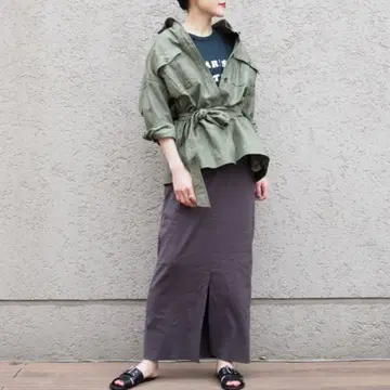[ 새상품급 ] 저널 스탠다드 레사주 면린넨 백새틴 SHBZ 카키