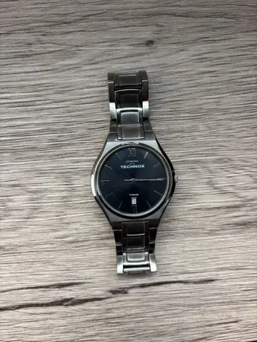 TECHNOS 쿼츠 손목시계 블랙