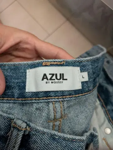 AZUL by MOUSSY 스트레이트 데님 L 사이즈