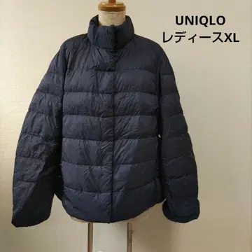 UNIQLO 여성용 XL 다운 자켓 네이비