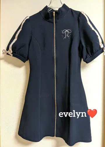 evelyn 리본 저지 원피스