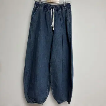 SM2 다크 블루 데님 와이드 팬츠