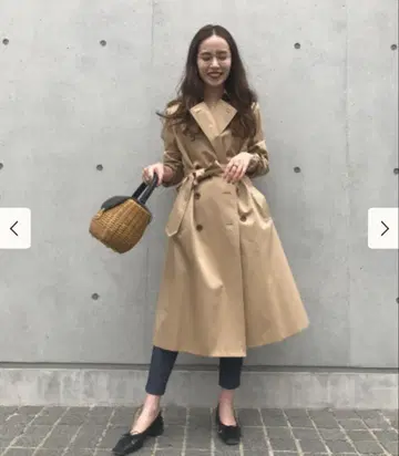 Demi-Luxe BEAMS 세트인 슬리브 트렌치코트