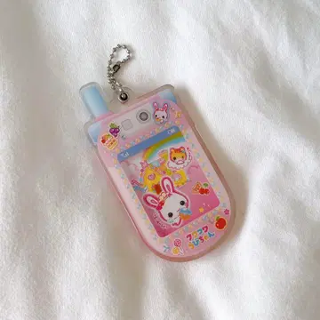 후와후와 라비짱 폴더폰풍 키링